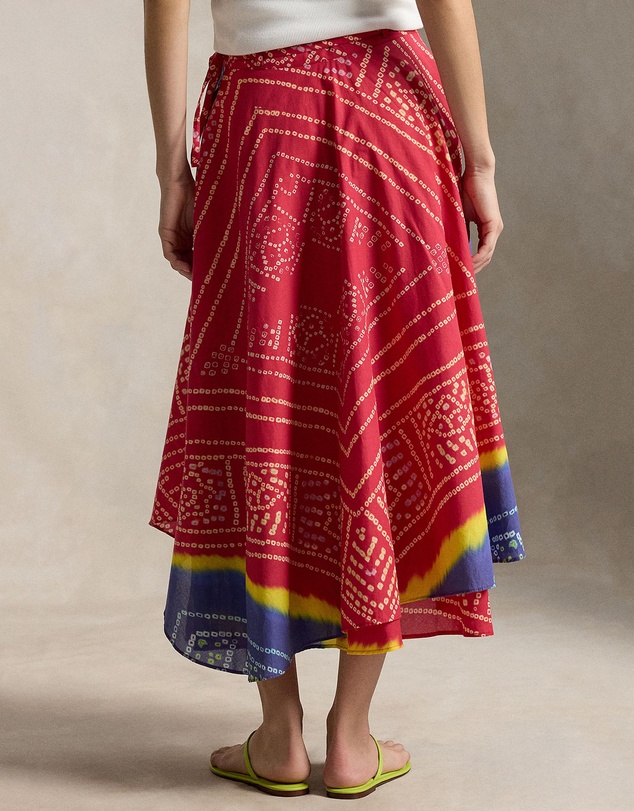 Polo Ralph Lauren - Print Cotton Wrap Skirt
