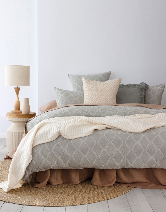 Bambury - Elmer Textured Cotton Quilt Cover Set