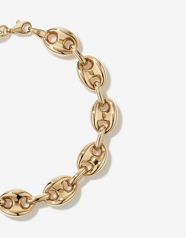 Michael Hill - Puff Anchor Bracelet in 18kt Gold Vermeil