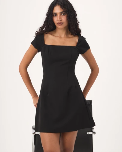 Atmos&Here - Marni Cap Sleeve Mini Dress