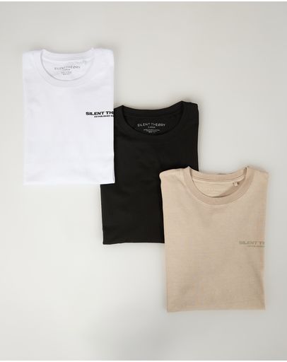 Vintage Black, Tan & White