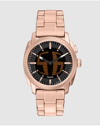 Fossil - Machine Rose Gold Analogue-Digital Watch