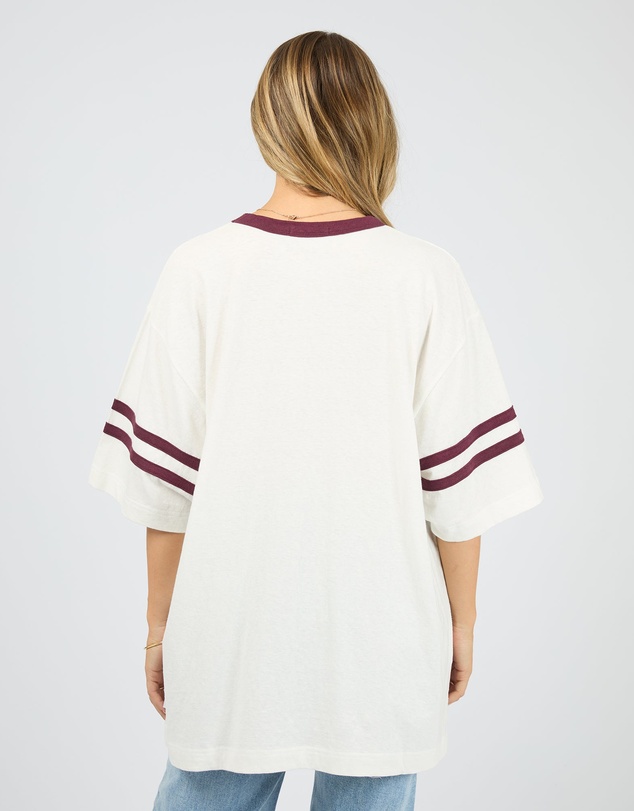 All About Eve - Spritz Time Oversized Tee Vintage White