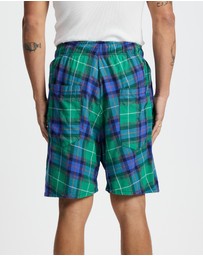Surrounded By Ghosts - The Obsidian Cotton Drawstring Shorts