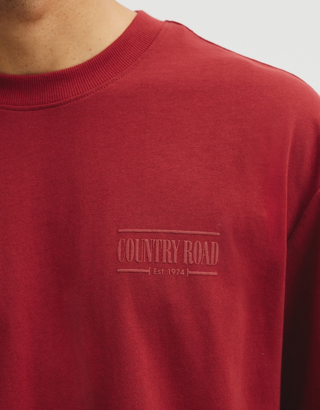 Country Road - Australian Cotton Short Sleeve Heritage Boxy T-shirt