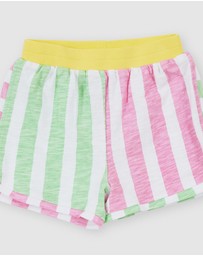 Goldie + Ace - Flick Flack Stripe Shorts - Babies-Kids