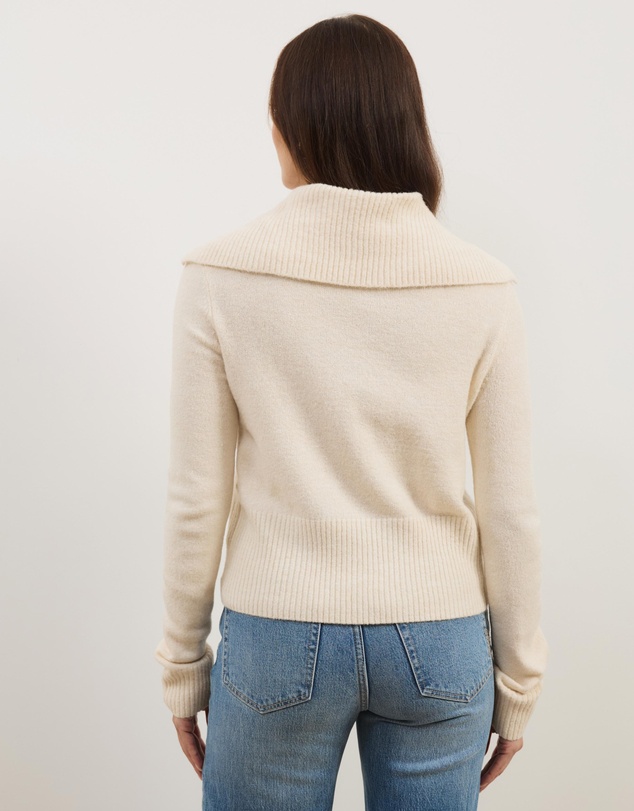 Atmos&Here - Kiera Knit Jumper with Wide Collar