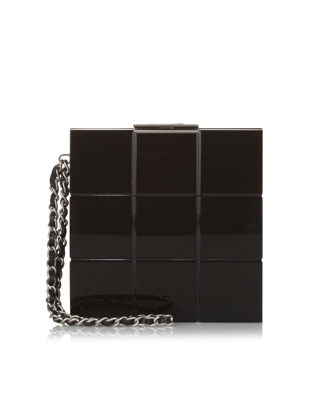 Chanel - Pre-Loved Lucite Minaudiere Perspex Clutch Bag
