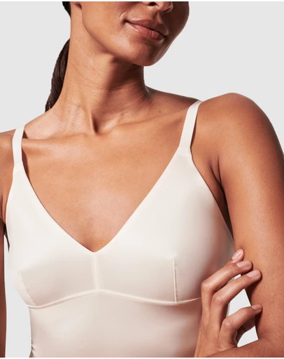Spanx - Shaping Satin-Thong Bodysuit
