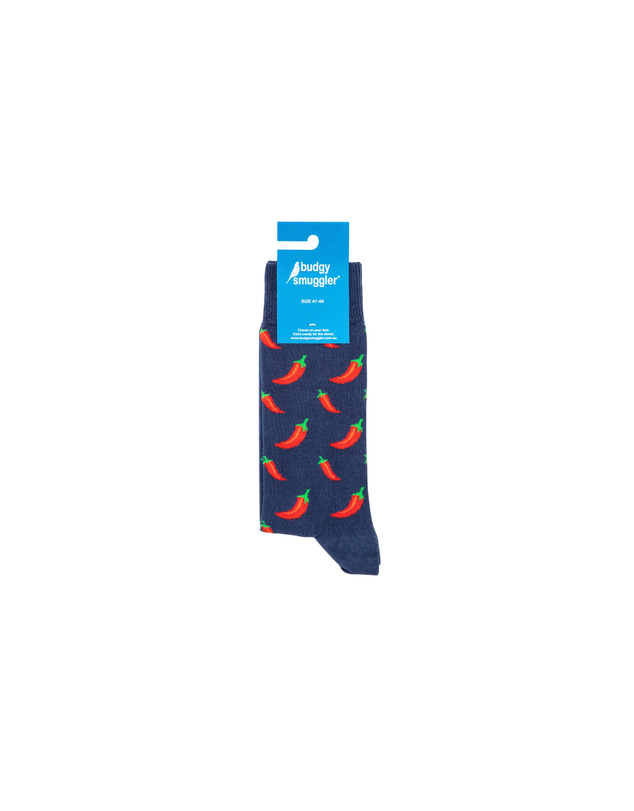 Budgy Smuggler - Budgy Socks in Chilli Willies