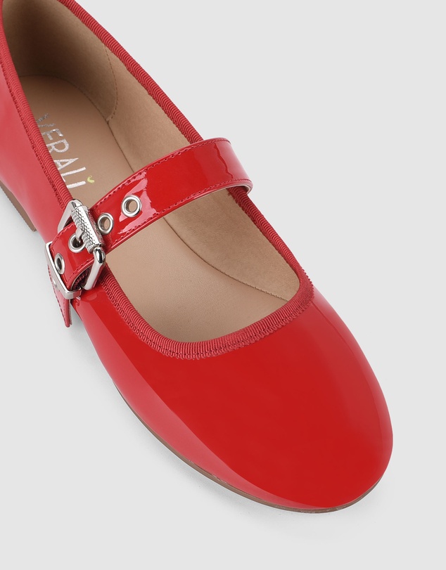 Verali - Banks Buckled Mary-Jane Flats
