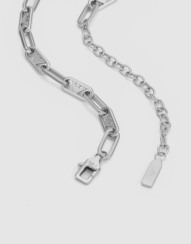 Emporio Armani - Emporio Armani Silver-Tone Necklace