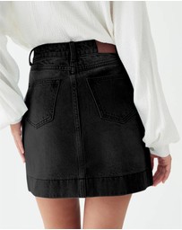 The Fated - Asha Denim Mini Skirt