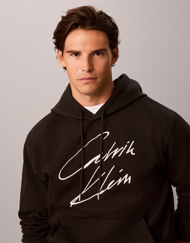 Calvin Klein Jeans - Script Logo French Terry Hoodie
