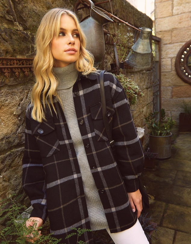 Belle & Bloom - River’s Edge Plaid Shacket