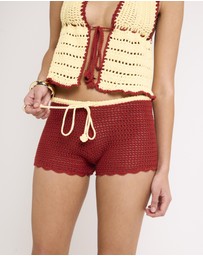 Subtitled - Matilda Crochet Hot Shorts