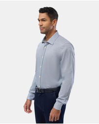 Brooksfield - Abstract Print Slim Fit Shirt