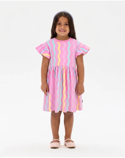 Rock Your Kid - Candry Stripe Fleur Dress