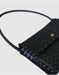 Mimmi Terra - Woven Shoulder Bag Nera