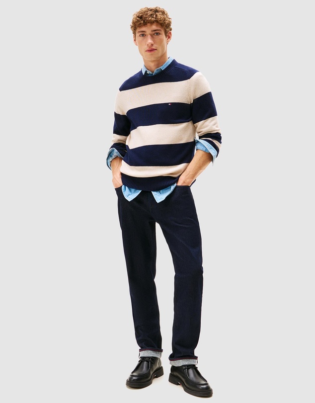 Tommy Hilfiger - Pure Wool Crew Neck Jumper