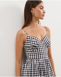 Atmos&Here - Sammy Linen Blend Midi Dress