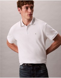 Calvin Klein Jeans - Casual Pique Classic Tipped Polo Shirt