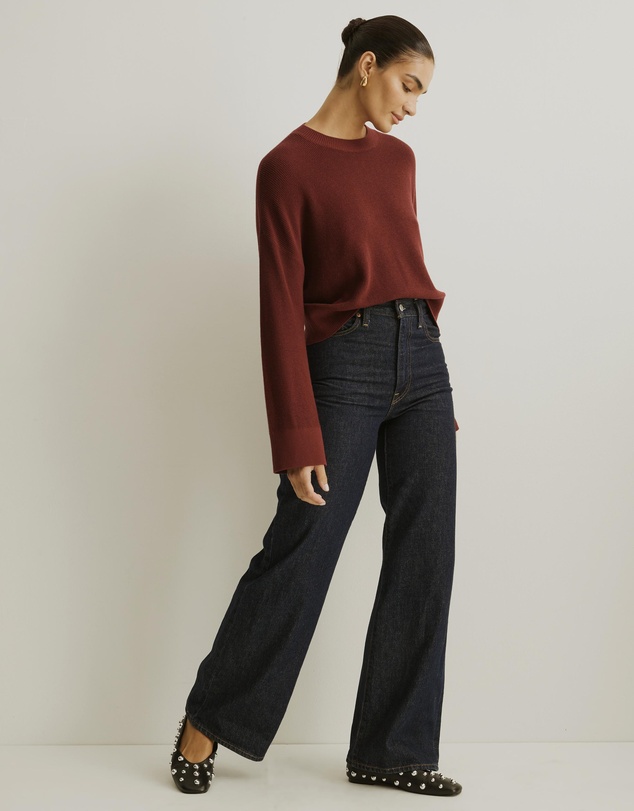 Atmos&Here - Organic Cotton Relaxed Crew Knit