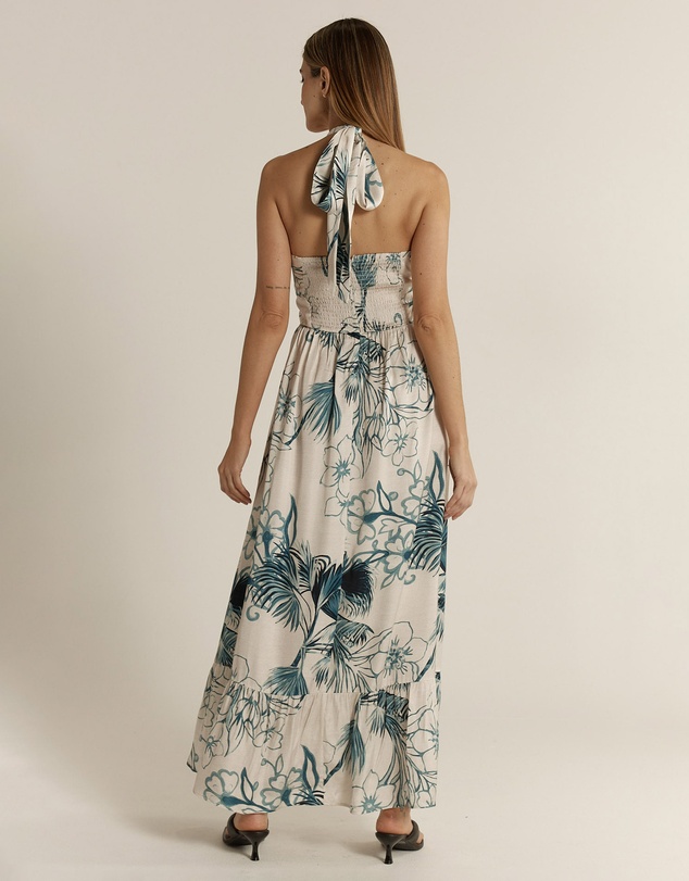 Fate + Becker - Solstice Palms Halter  Dress