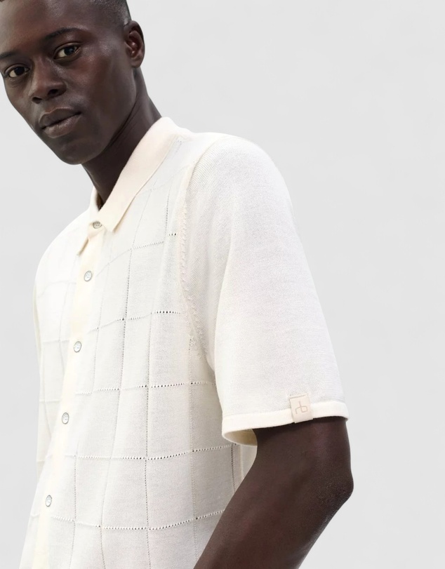 rag & bone - Window Pane Short sleeve Dalton