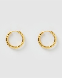 Izoa - Rosetta Hoop Earrings