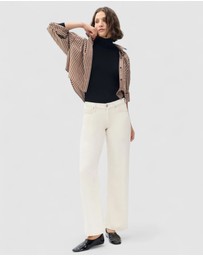rag & bone - Saige Full Straight Jeans