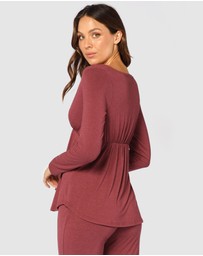 Bamboo Body - Cross Front PJ Top