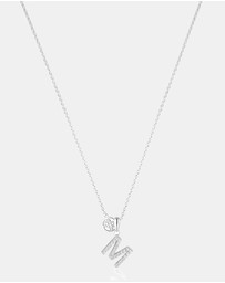 Georgini - Georgini Luxury Letters M Initial Pendant Silver