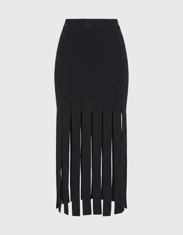 SABA - Mia Milano Panel Fringe Skirt