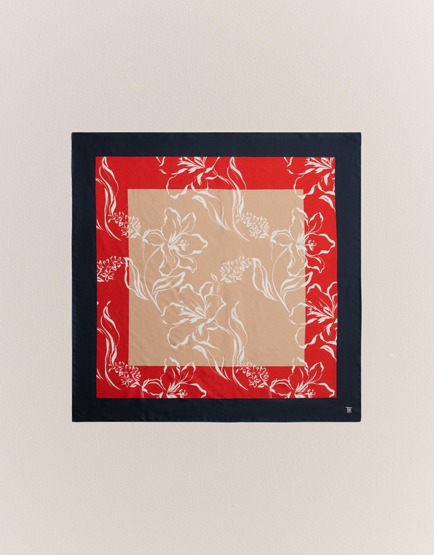 Trenery - Iluna Silk Scarf in Marshmallow