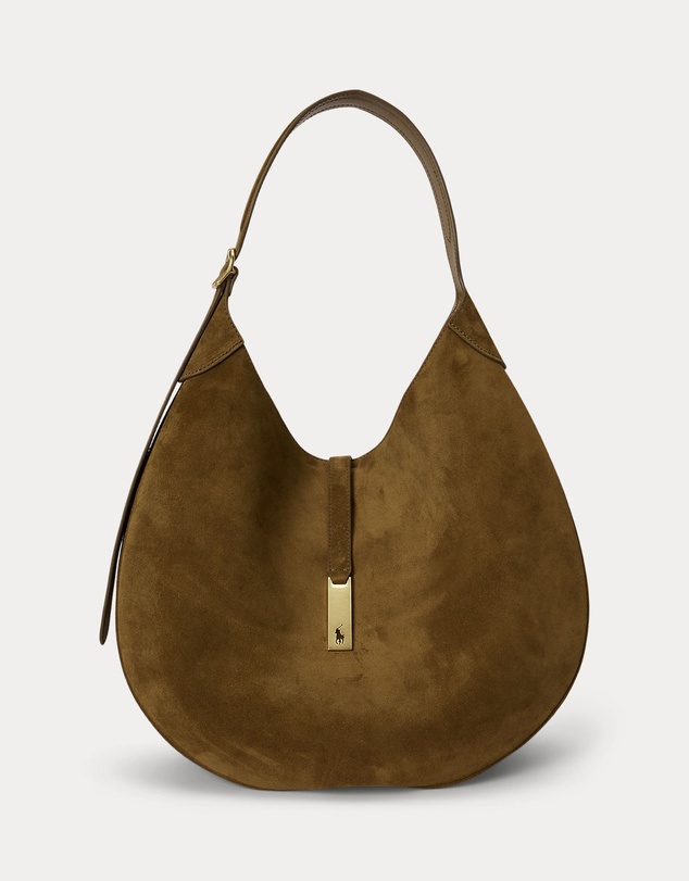 Polo Ralph Lauren - Polo ID Suede Large Shoulder Bag