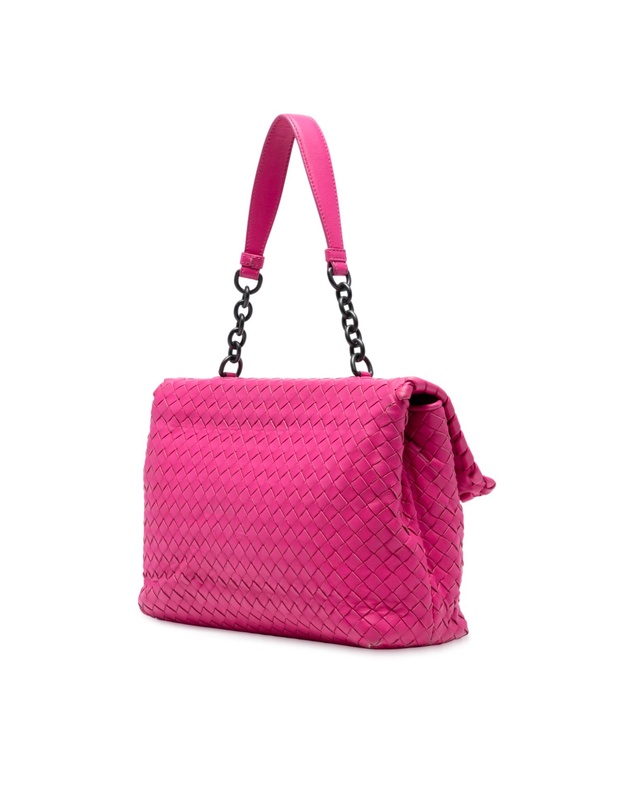 Pre-Loved by Azura Reborn - Pre-Loved Medium Nappa Intrecciato Olimpia Shoulder Bag