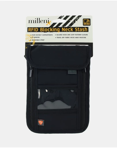 Milleni - Milleni Travel RFID Blocking Neck Stash