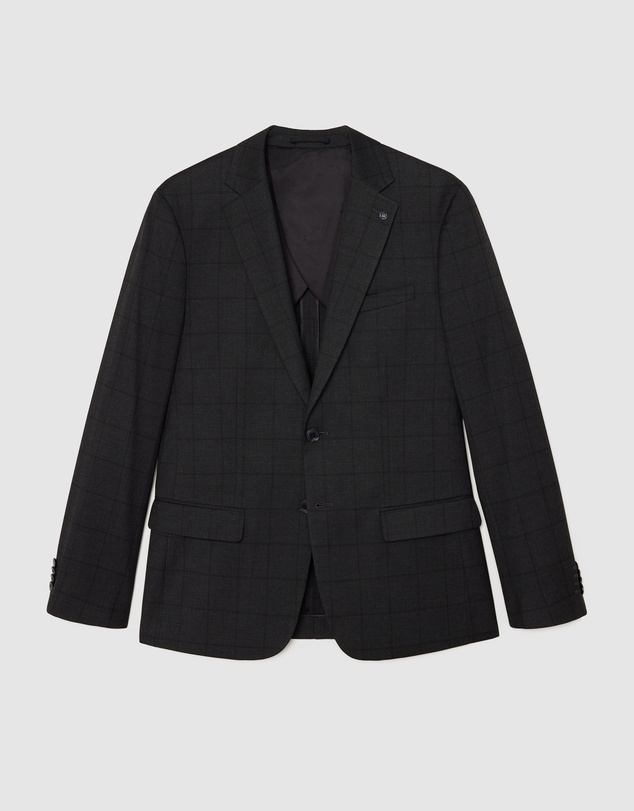 Politix - Windowpane Check Tailored Jacket