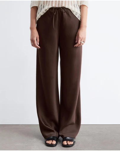 & Other Stories - Drawstring Twill Trousers
