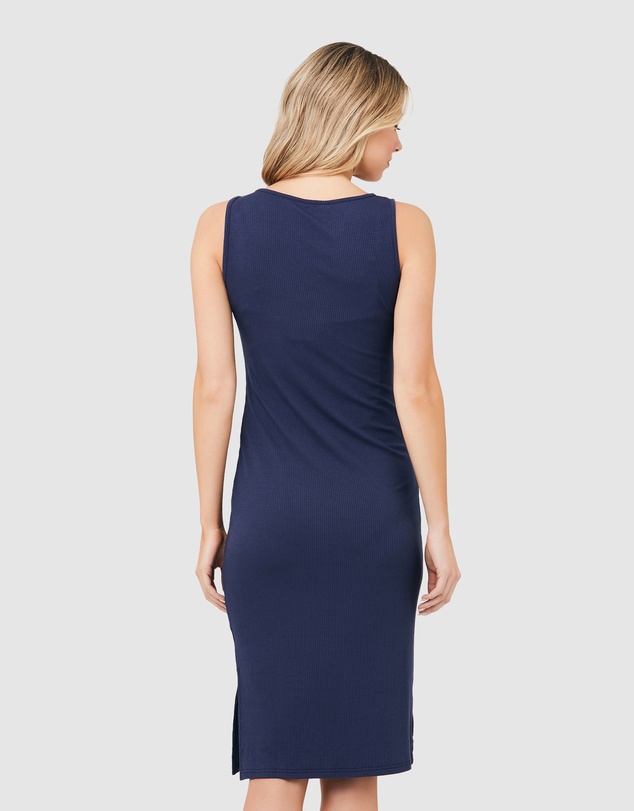 Ripe Maternity - Penny Button Down Rib Dress