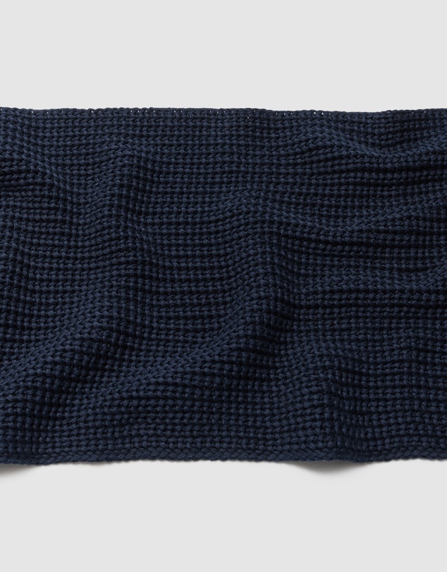UNISON - Textured Knit Scarf
