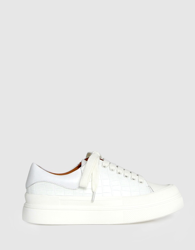 Belle & Bloom - Just A Dream Croc Leather Sneaker