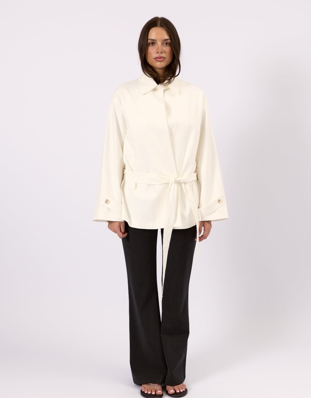 Style Addict - Belted Trench Jacket