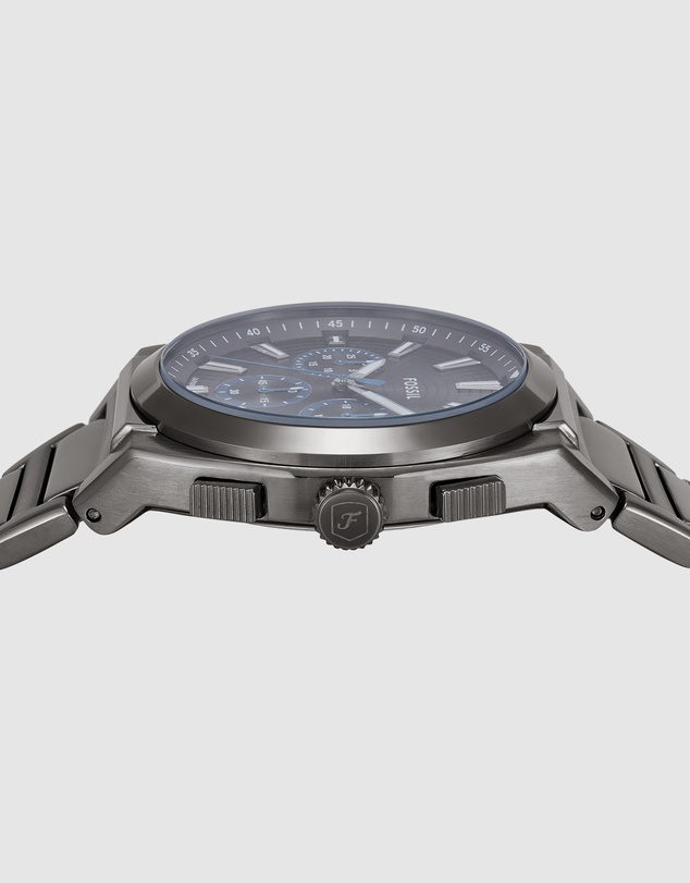 Fossil - Everett Gun-Metal Chronograph Watch