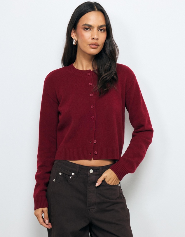 AERE - Sadie Merino Wool Cardigan