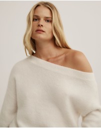 Witchery - Fluffy Asymmetric Knit