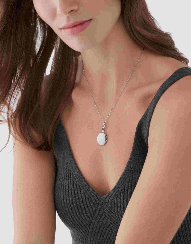 Fossil - Jewelry Silver Tone Pendant