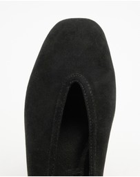 AERE - Tori Suede Ballet Flats