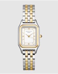 Rosefield - Ivy White Gold Silver Duotone Bracelet Watch